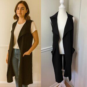 Costes Long Duster Vest with Pockets M